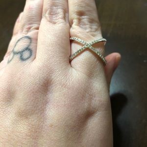 Size 9 crystal infinity ring!